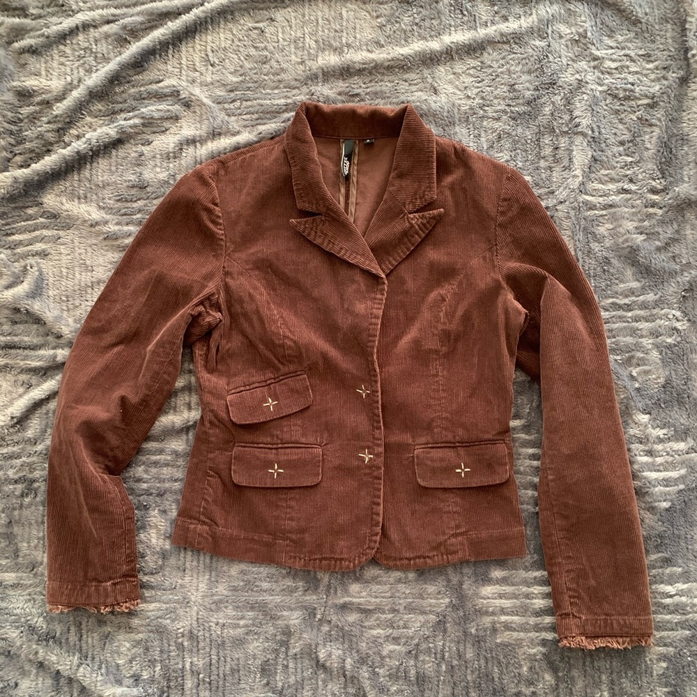 Coffee Shop Corduroy Blazer